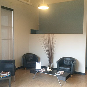 Glow waiting area