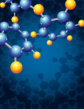 bigstock-Molecule-9130235